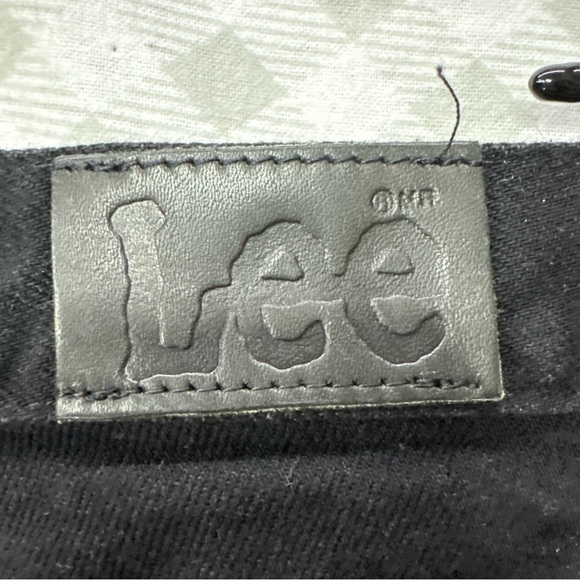 NWT Vintage Lee Easy Fit Black East Fit Straight Leg Jeans Women's Petites 18P - Picture 4 of 9